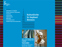 Tablet Screenshot of kulturkirche-bremen.de